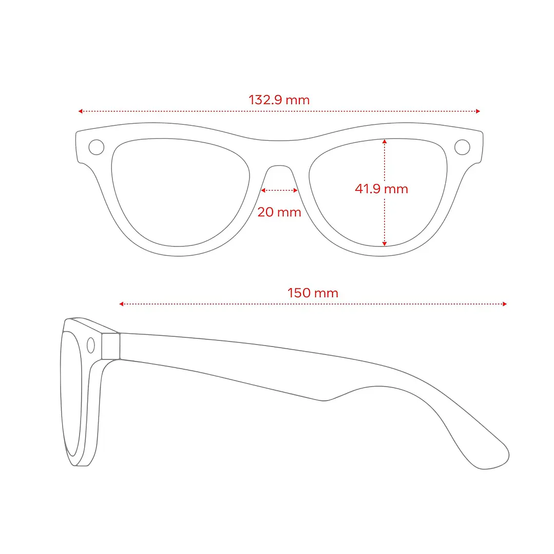 Oculos Ray-Ban Meta Wayfarer Gen 2 Shiny Chalky Grey, Transitions Sapphire Lenses 7