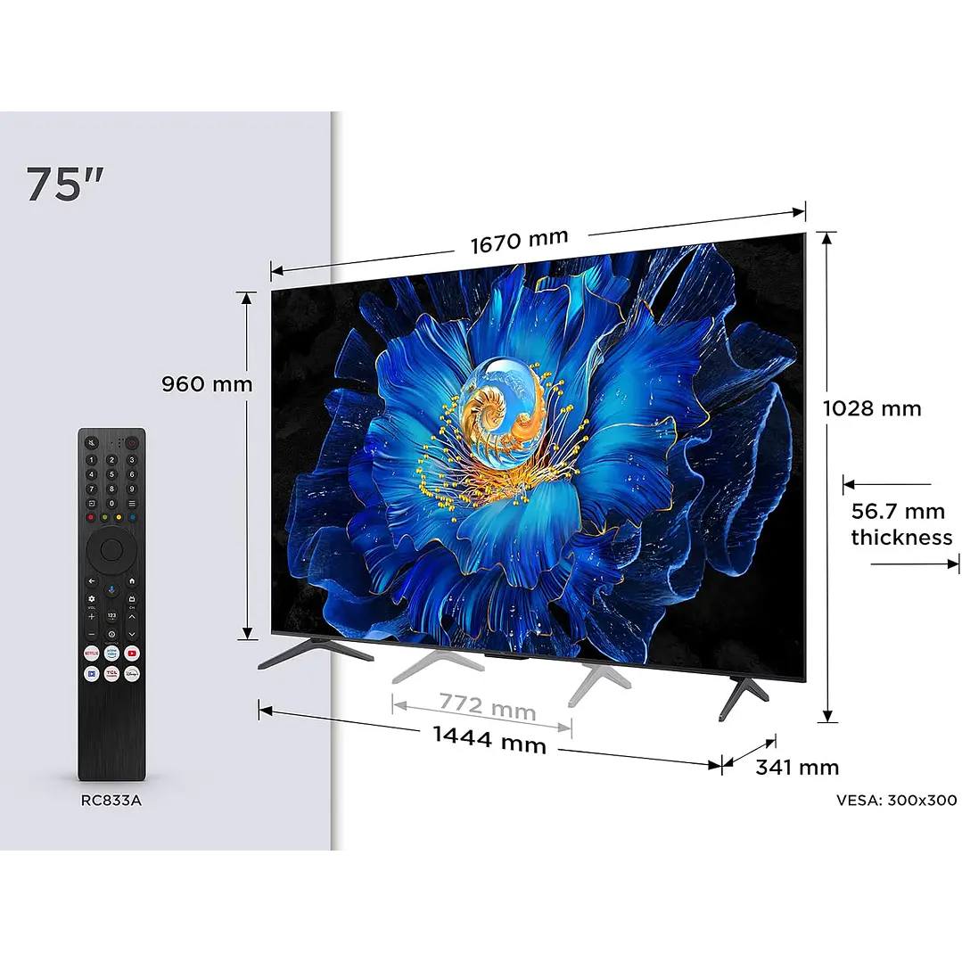 TCL 75C6KS Televisor 75