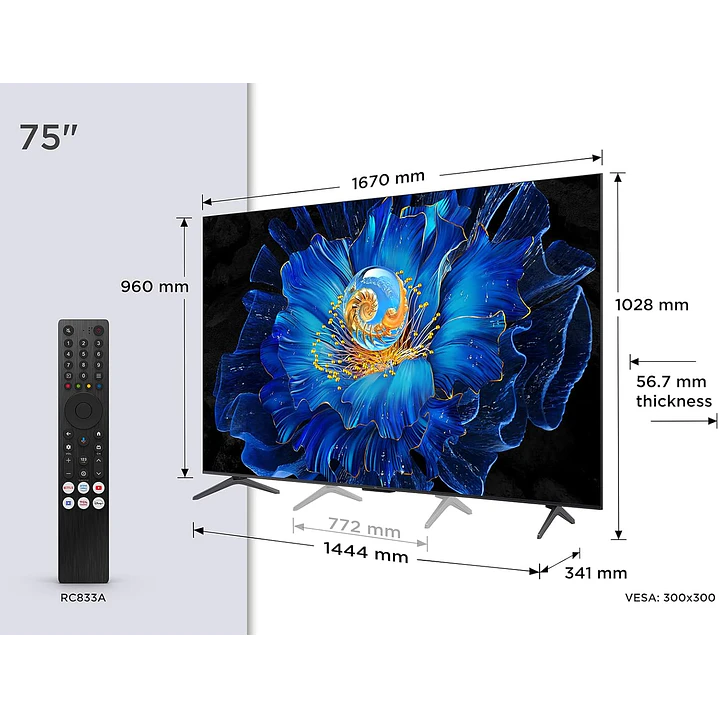 TCL 75C6KS Televisor 75