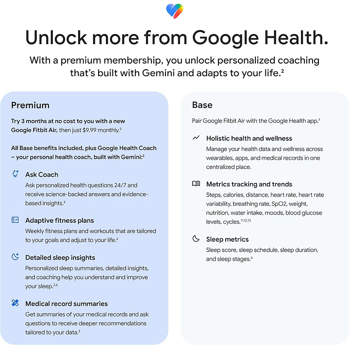 Google Fitbit Air 8