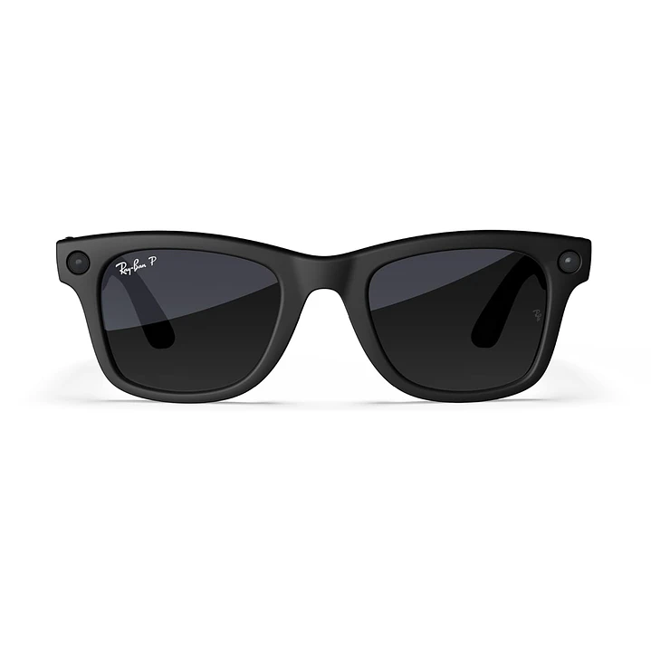 Óculos Ray-Ban Meta Wayfarer Gen 1 – Matte Black, Graphite Polar Gradient, S50 2