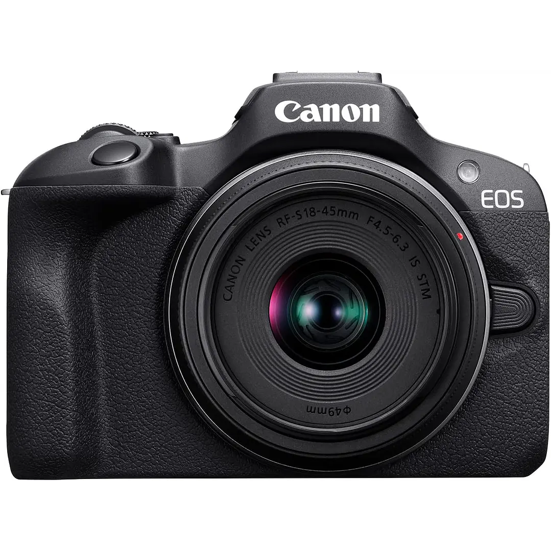 Câmera Canon EOS R100 Mirrorless + lente Canon RF-S 18-45mm - Preto 1