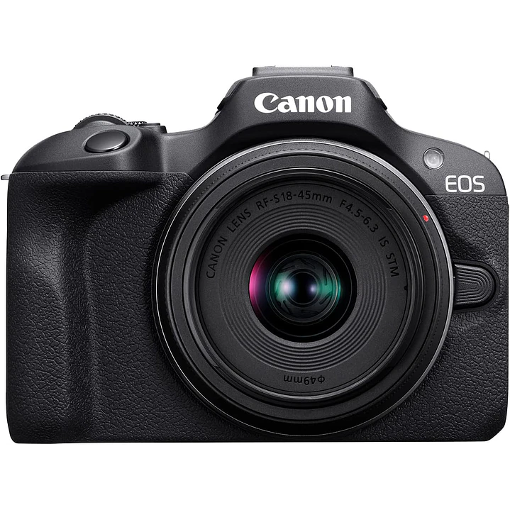 Câmera Canon EOS R100 Mirrorless + lente Canon RF-S 18-45mm - Preto 1