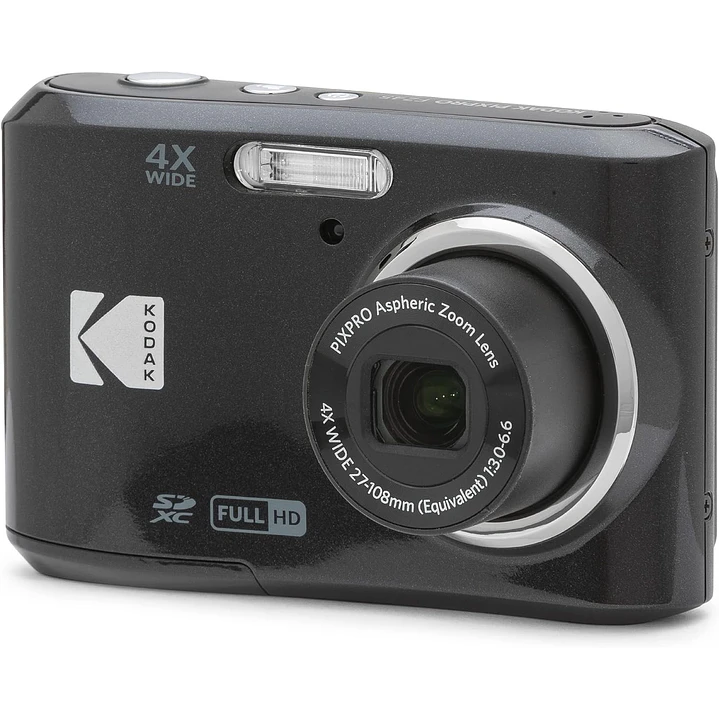 Câmera Kodak PIXPRO FZ45 - 16 MP | Zoom Ótico 4x | Full HD - Preto 1