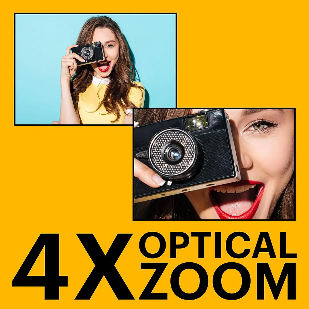 Câmera Kodak PIXPRO FZ45 - 16 MP | Zoom Ótico 4x | Full HD - Preto 3