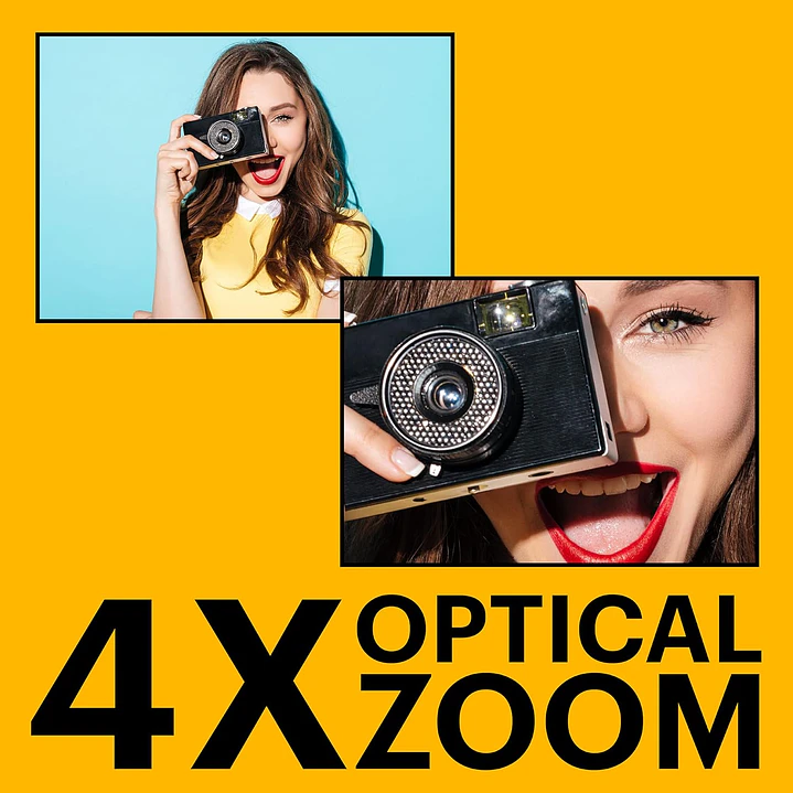 Câmera Kodak PIXPRO FZ45 - 16 MP | Zoom Ótico 4x | Full HD - Preto 3