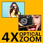 Câmera Kodak PIXPRO FZ45 - 16 MP | Zoom Ótico 4x | Full HD - Preto - thumbnail 3