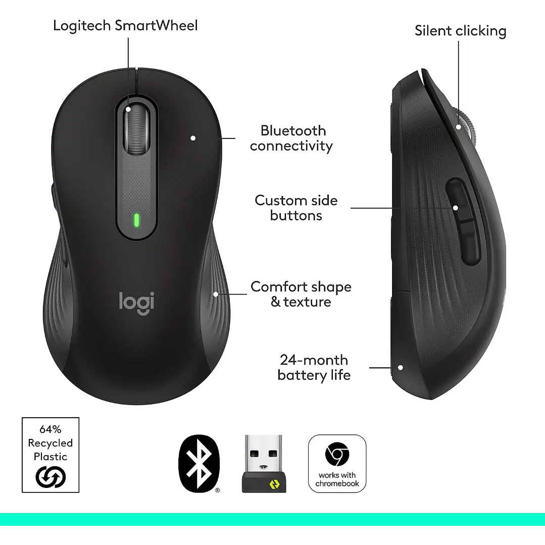 Logitech Signature M650 Wireless Mouse 7