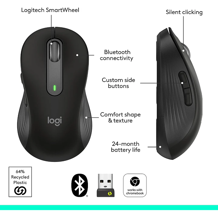 Logitech Signature M650 Wireless Mouse 7