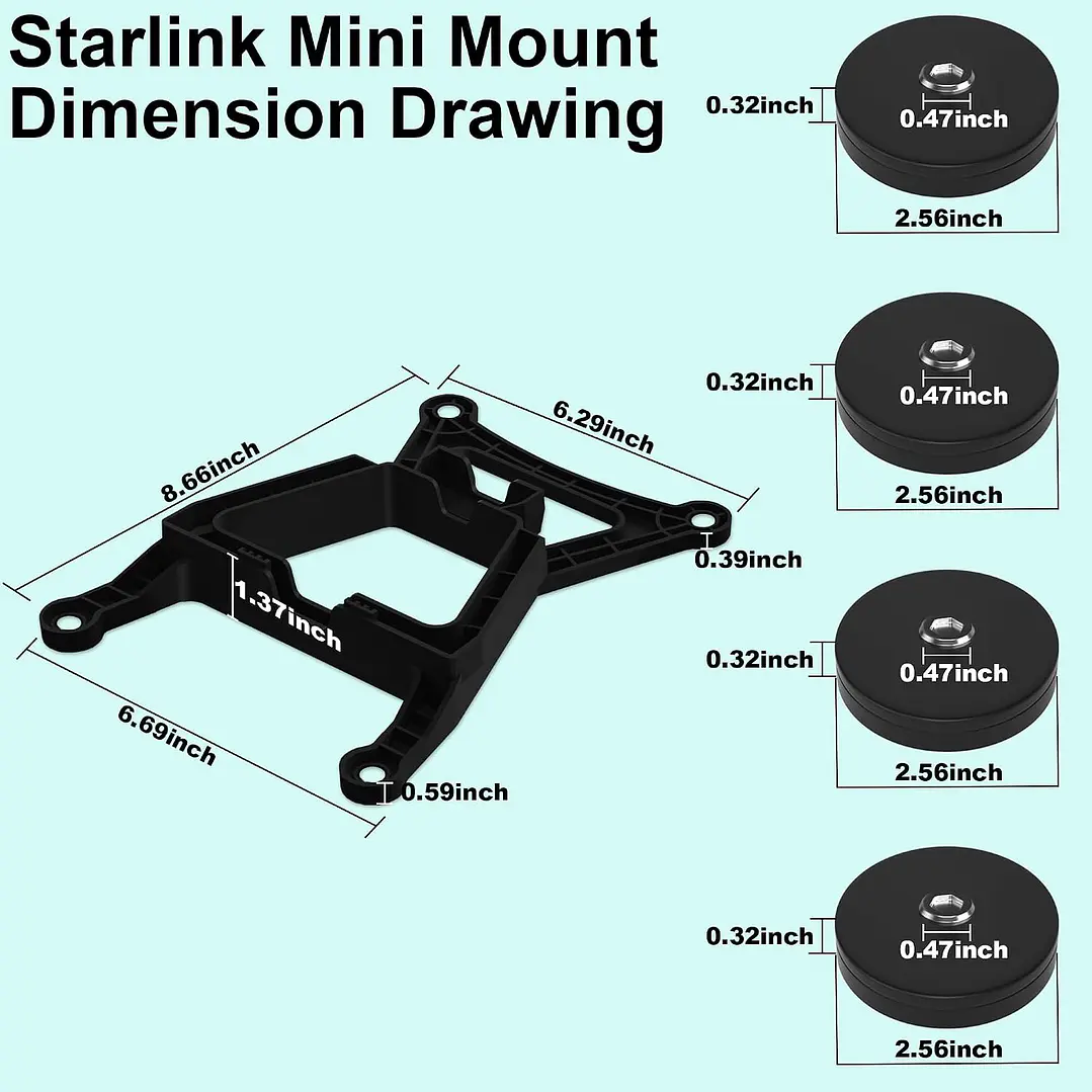 Ventosa para Starlink Mini 6