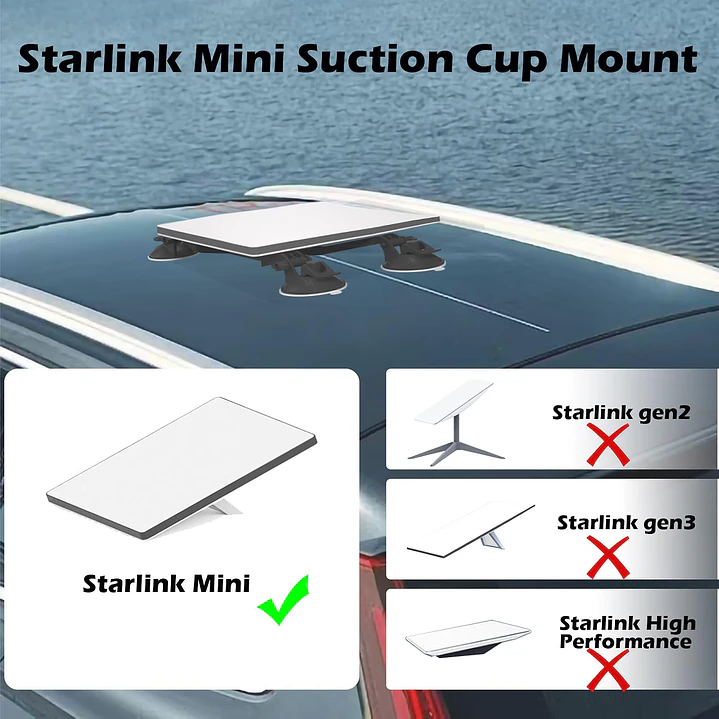 Ventosa para Starlink Mini 10