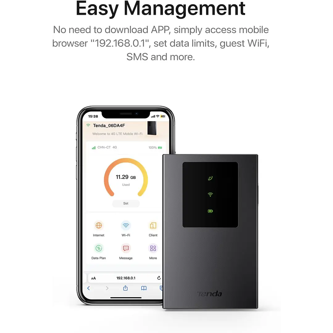 Tenda MF3 4G Mobile WiFi 6 Router 7
