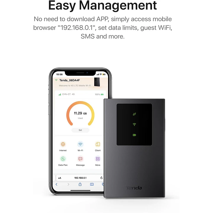 Tenda MF3 4G Mobile WiFi 6 Router 7
