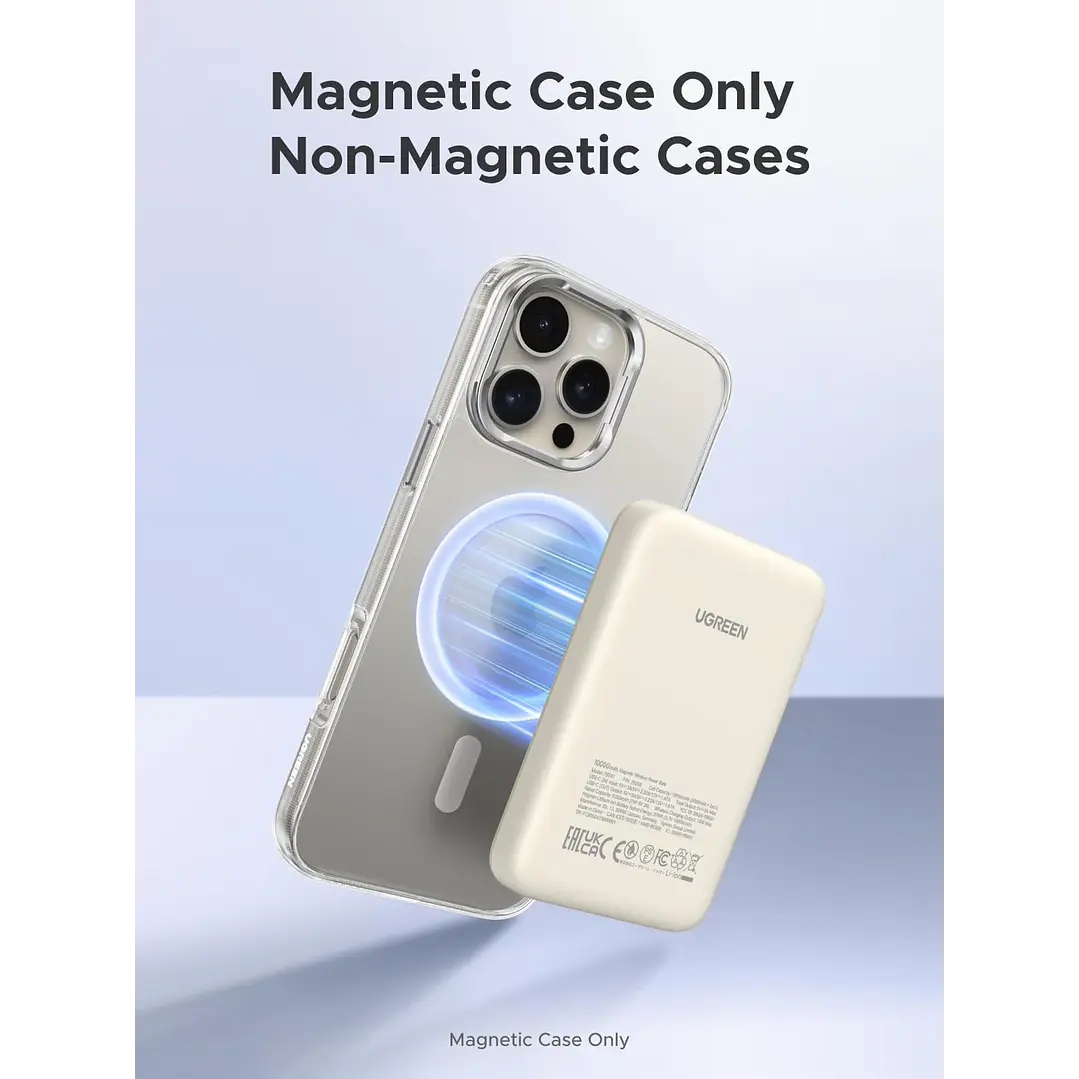 UGREEN 10000mAh 20W Magnetic Wireless Power Bank  4