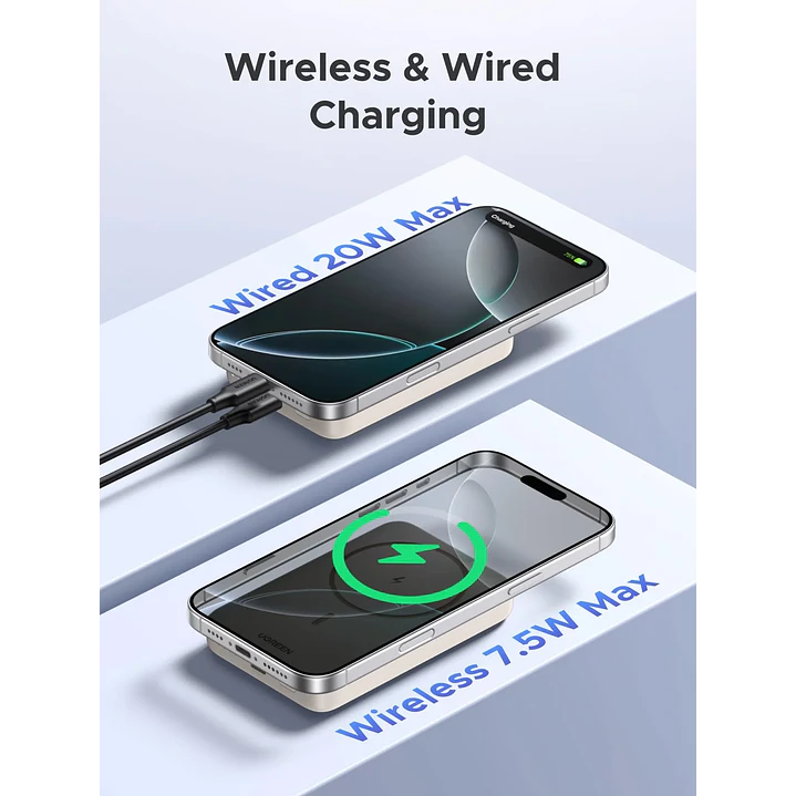 UGREEN 10000mAh 20W Magnetic Wireless Power Bank  6