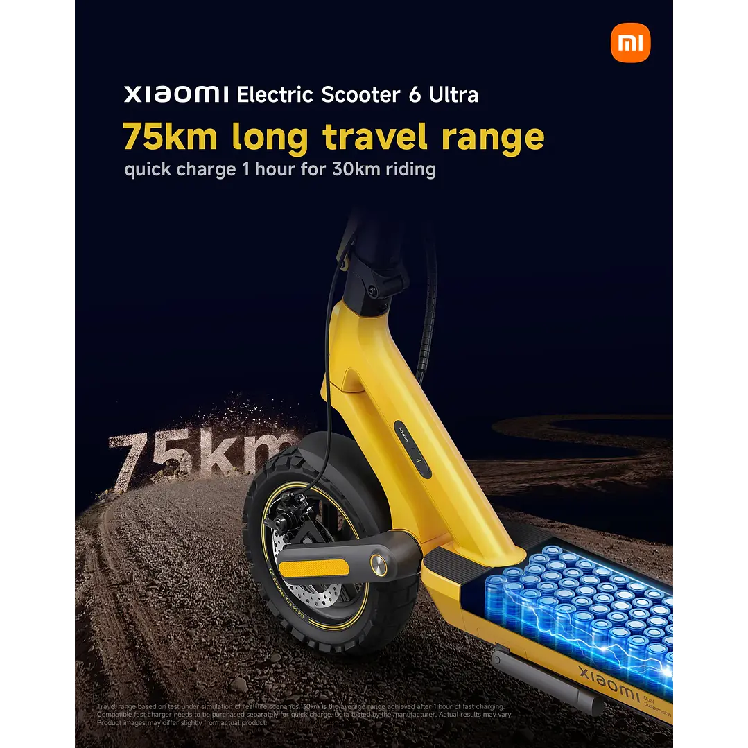 Trotinete Elétrica Xiaomi Electric Scooter 6 Ultra 25