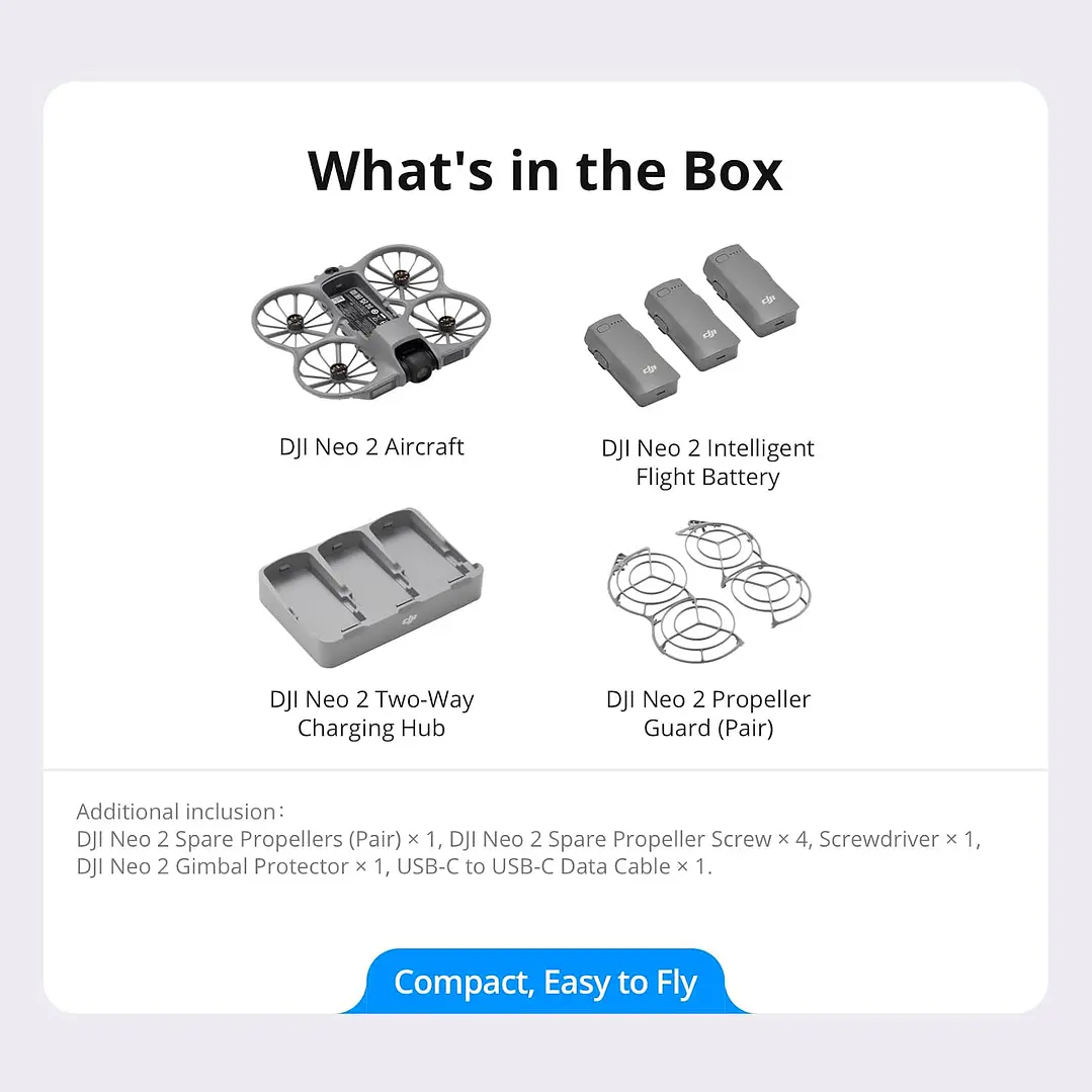 DJI Neo 2 Fly More Combo (somente drone) 4