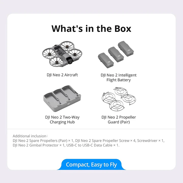 DJI Neo 2 Fly More Combo (somente drone) 4