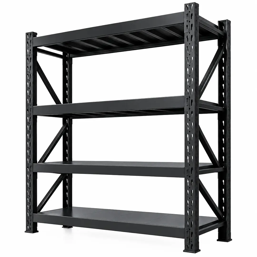 Prateleira de Armazenamento Metálica 400 kg – 200 × 200 × 60 cm 1