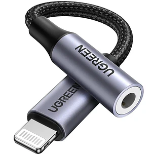 UGREEN 30756 — Adaptador Lightning para áudio 3,5 mm, 10 cm
