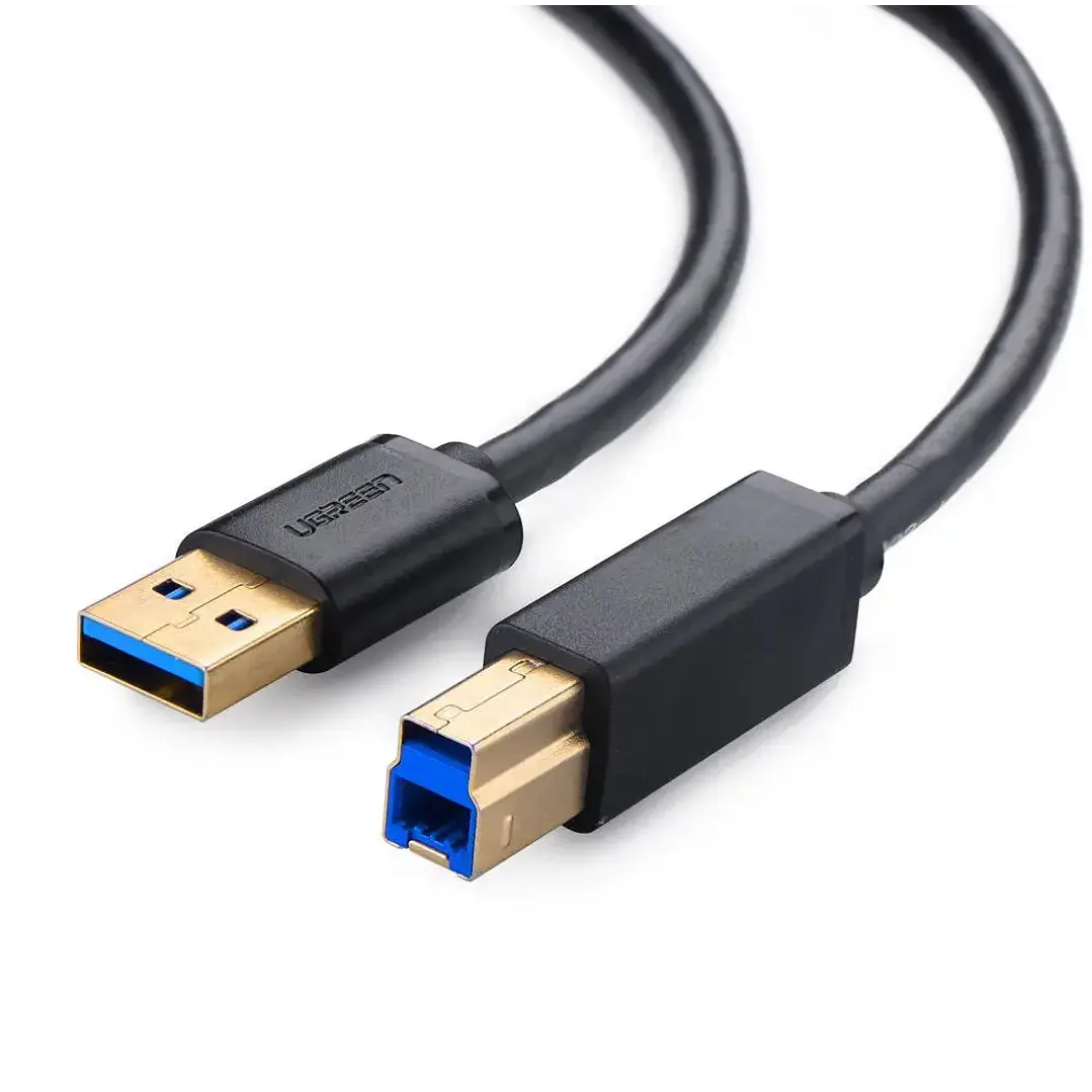 UGREEN 10372 — Cabo USB 3.0 A para B de impressora, 2 m 1
