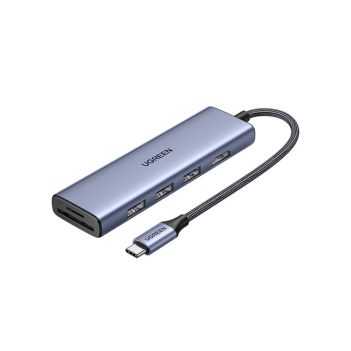UGREEN 20956A — Hub USB-C 6 em 1 CM511 1