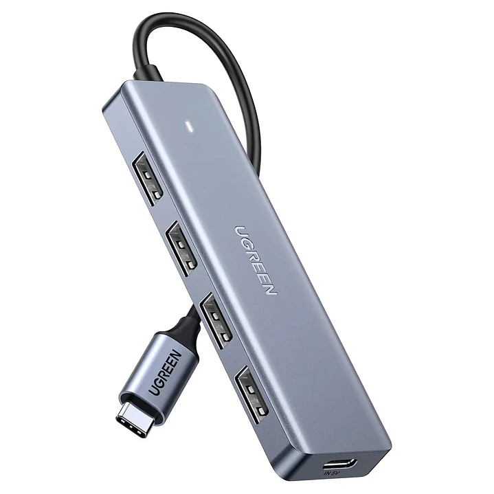 UGREEN 70336 — Hub USB-C com 4 portas USB 3.0 1