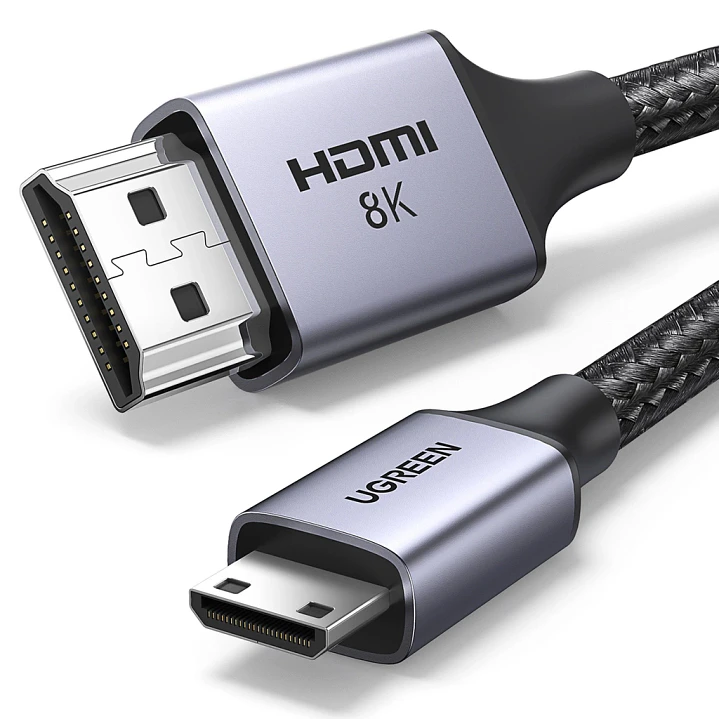 UGREEN 15514 — Cabo Mini HDMI para HDMI 8K, 1 m 1