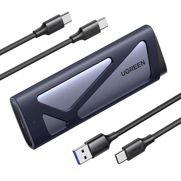 UGREEN 15813 — Caixa externa para SSD M.2 NVMe/SATA 1