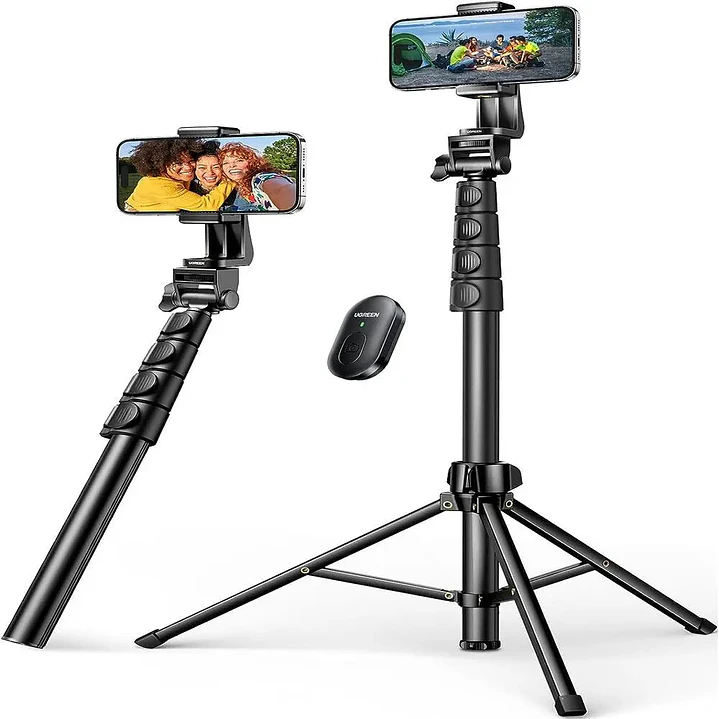UGREEN 15609 — Bastão de selfie e tripé com comando Bluetooth 1