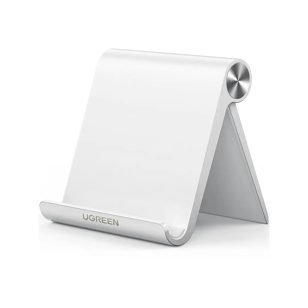 UGREEN 30285 — Suporte de mesa ajustável para telemóvel, branco 1