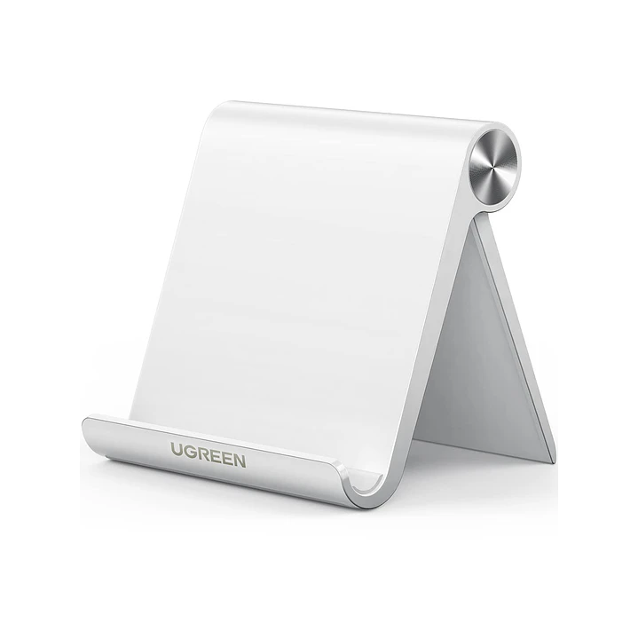 UGREEN 30285 — Suporte de mesa ajustável para telemóvel, branco 1