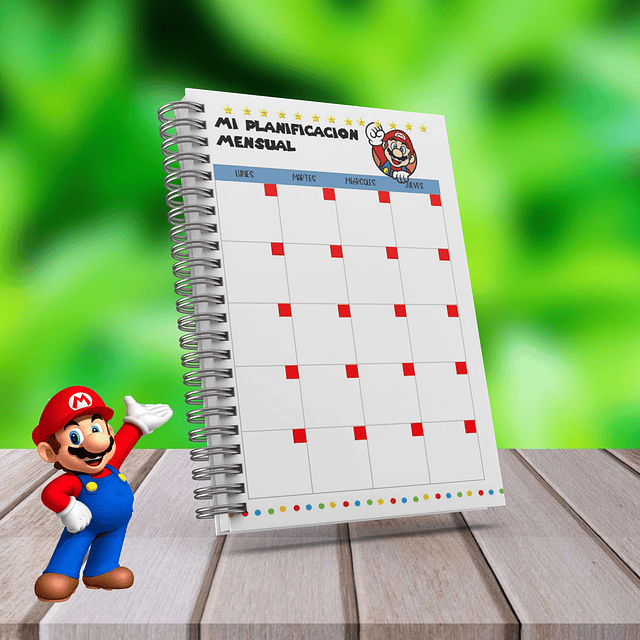 Agenda/Planner Mario Bros