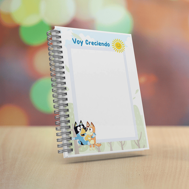 Cuaderno/Carnet Pediatrico Bluey Minsal