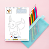 Cuaderno para Colorear de Pokémon 