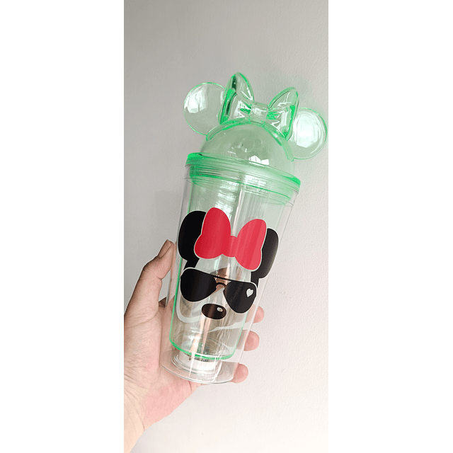 Vaso Minnie Mouse con luz 