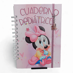 Cuaderno/Carnet Pediatrico Minnie Particular/Consultorio