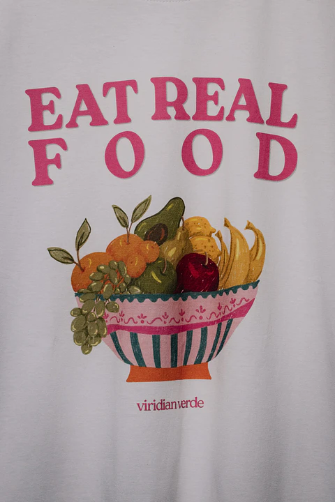 Polera Oversize - Eat Real Food