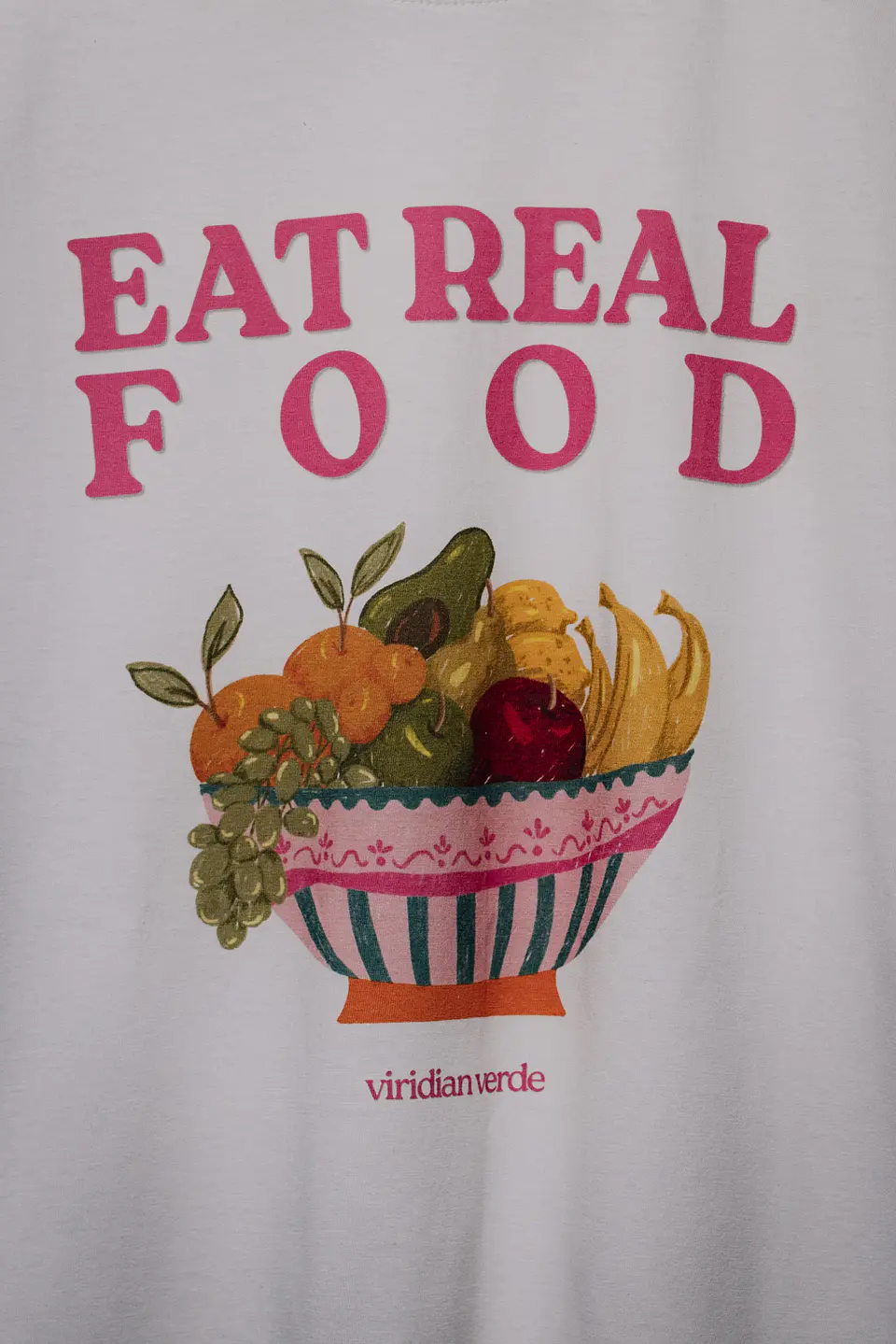 Polera Oversize - Eat Real Food 2