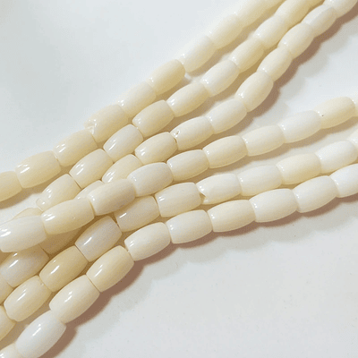 2021 New 5*8MM 20pieces/bag Natural White Coral Oval Shape Beads for DIY Necklace Bracelet Jewelry Making Accessories