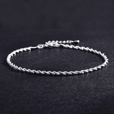 Simple Fashion Ankle Bracelet Women Silver Color Anklet Foot Jewelry Chain Beach Gifts