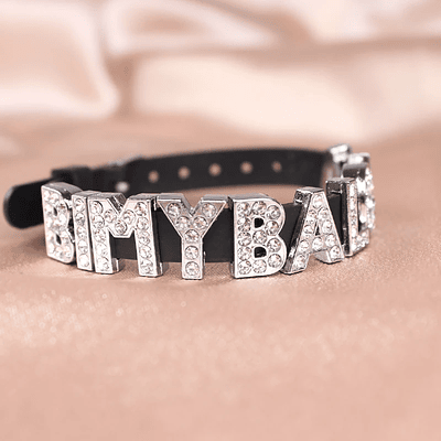 1pcs 8mm Slide Letters Charms Alphabet A-Z Alloy Rhinestone Fit DIY Wristband Bracelet Pet Collar Jewelry Making Women Kids Gift