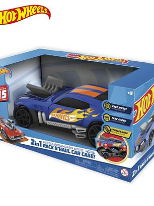 Hot Wheels Almacenaje Auto 2 en 1