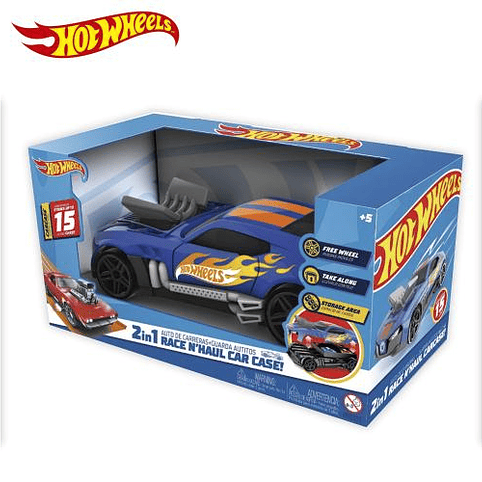 Hot Wheels Almacenaje Auto 2 en 1 3
