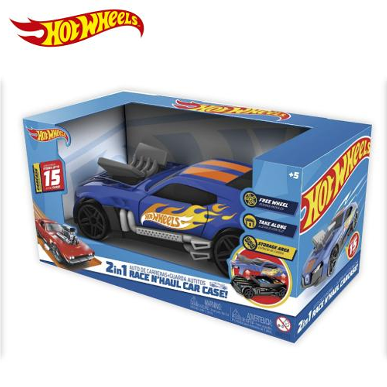 Hot Wheels Almacenaje Auto 2 en 1 3