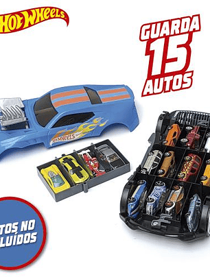Hot Wheels Almacenaje Auto 2 en 1