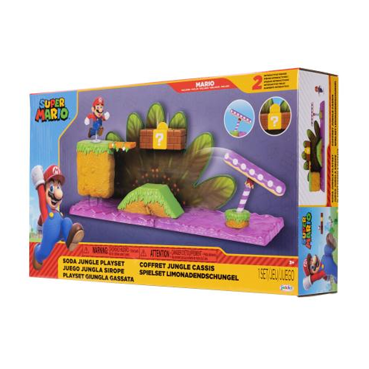 Super Mario Bros PlaySet Soda Jungle 1