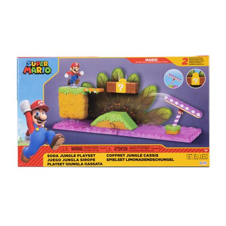 Super Mario Bros PlaySet Soda Jungle 2
