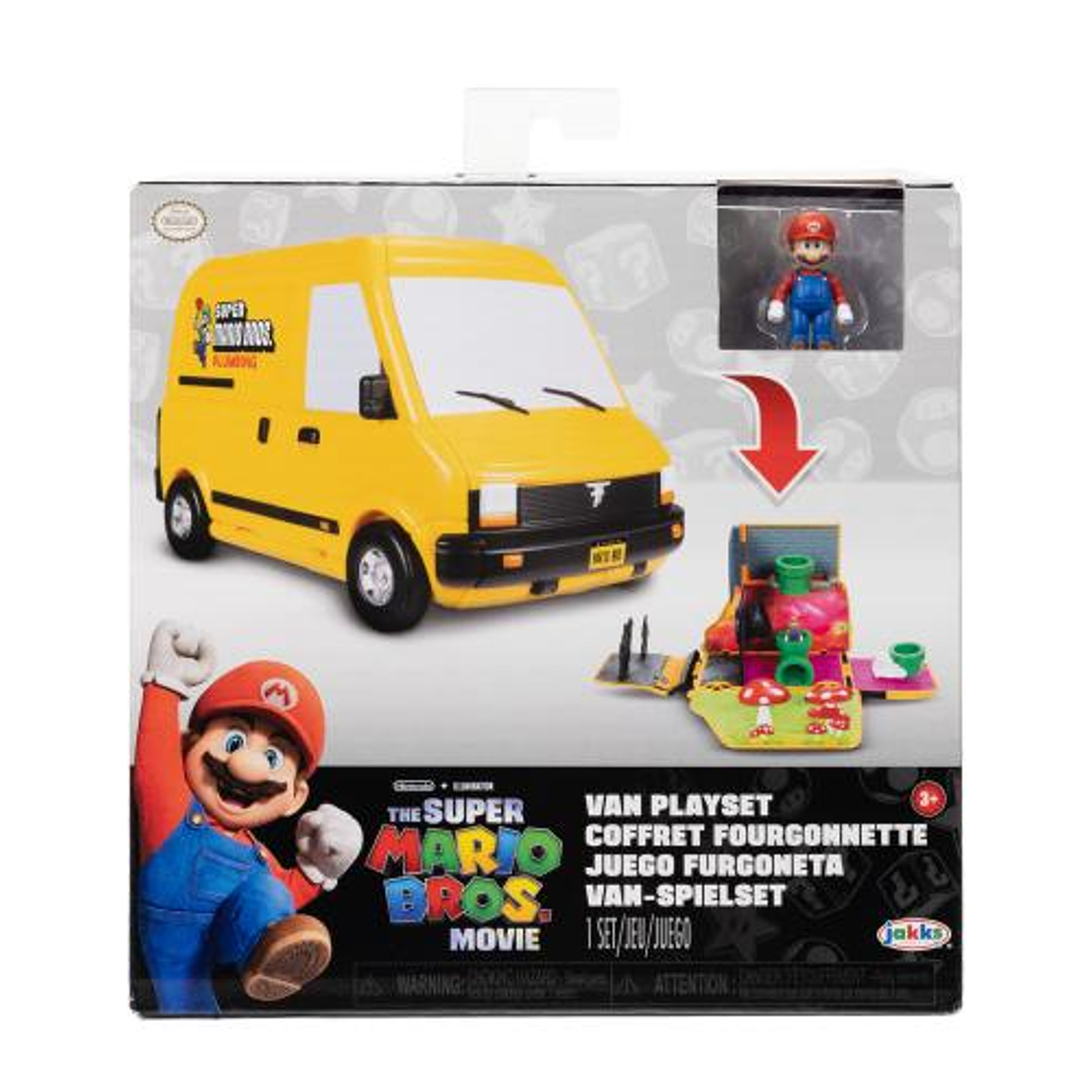 Super Mario Bros Movie Mini Word Van PlaySet 2
