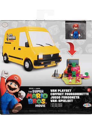 Super Mario Bros Movie Mini Word Van PlaySet